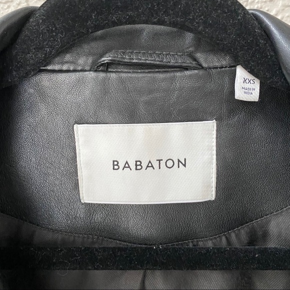 Aritzia Babaton Jagger Leather Moto Jacket - Picture 3 of 16